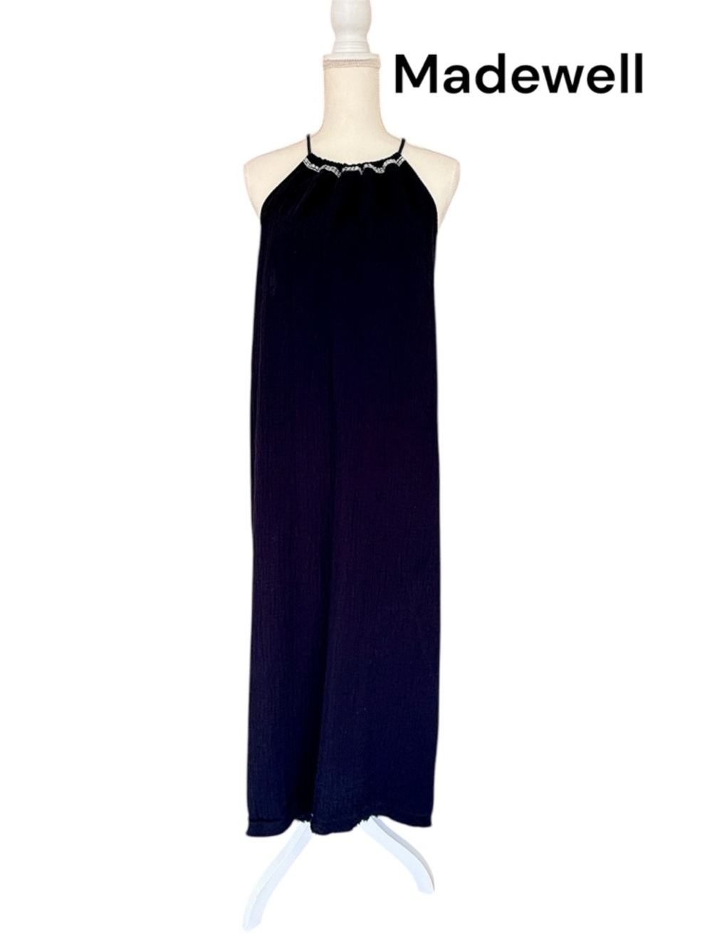 Madewell Black Gauze Maxi